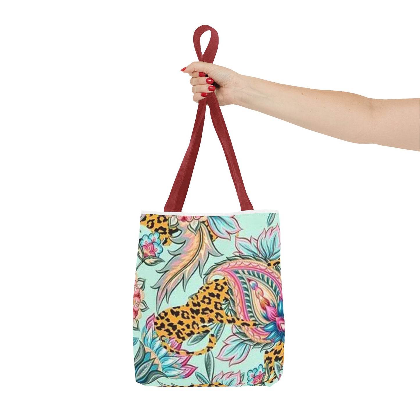 Cheetah Floral Graphic BRAND NEW MODERN Tote Bag (AOP)