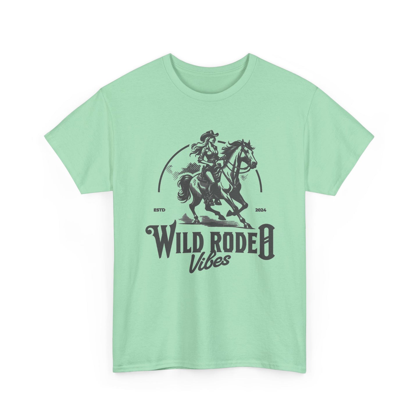 Wild Rodeo Cowgirls Graphic T Shirt Women's Vintage Retro Cotton Tee