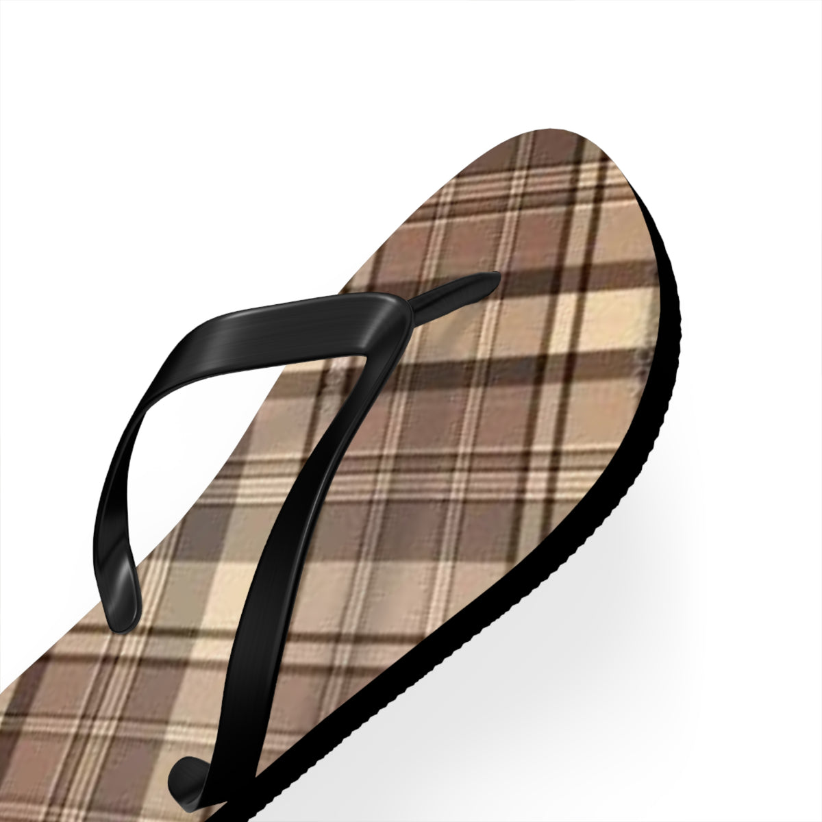 Brown Stripe Sandals, Beach Shoes, Vacation Flip Flops, Pool Slides