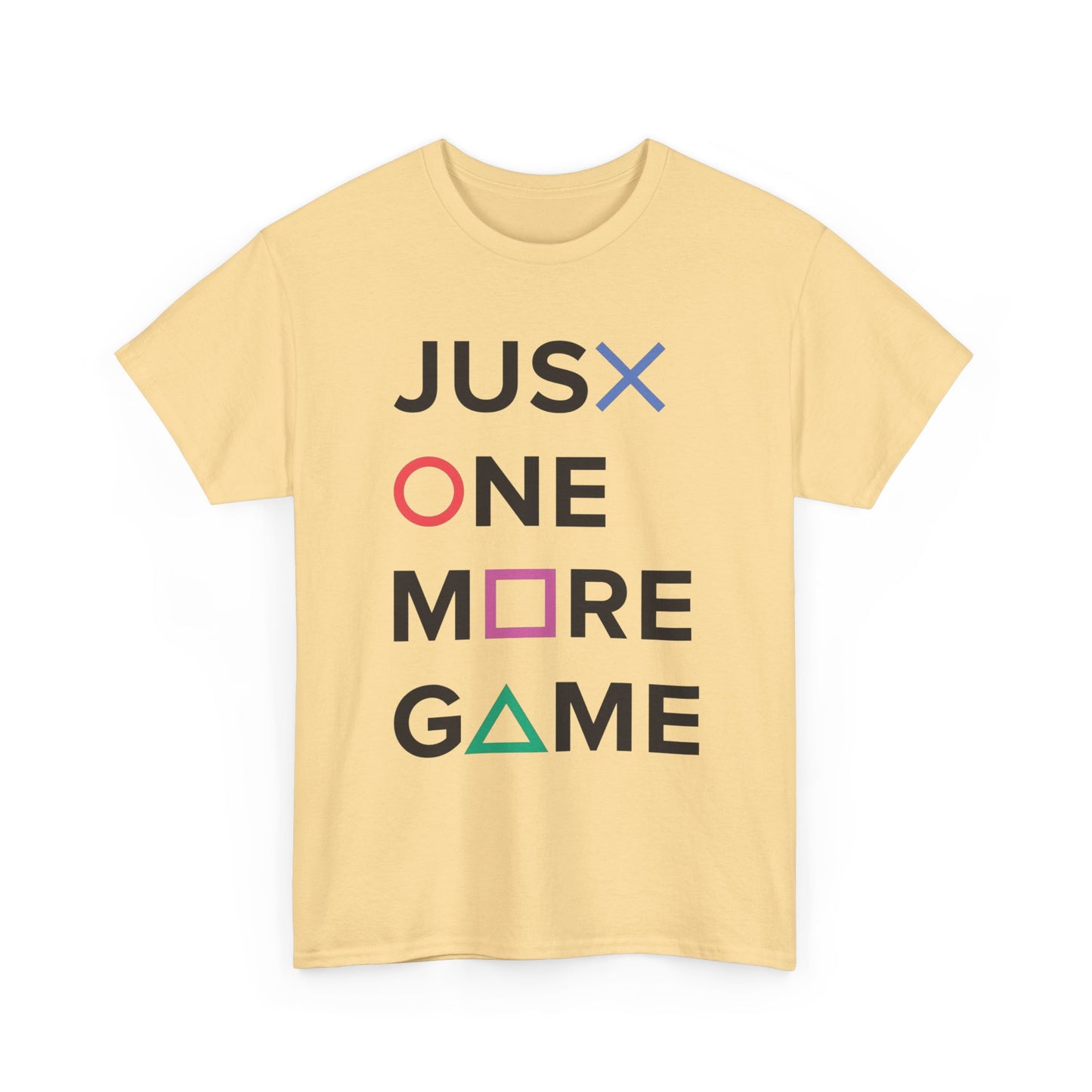 Just One More Game Retro Gaming Graphic T Shirt NEW GIFT Unisex Heavy Cotton Tee