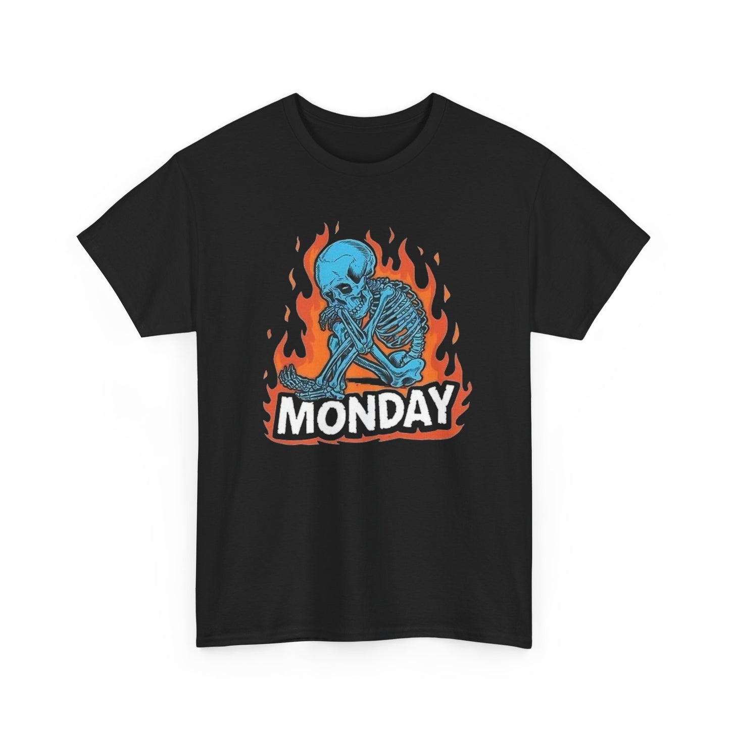 Monday Vibes Graphic T Shirt Unisex Heavy Cotton Tee