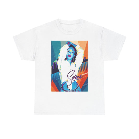 Selena Graphic T Shirt Retro Latina Latin Vintage Unisex Heavy Cotton Tee