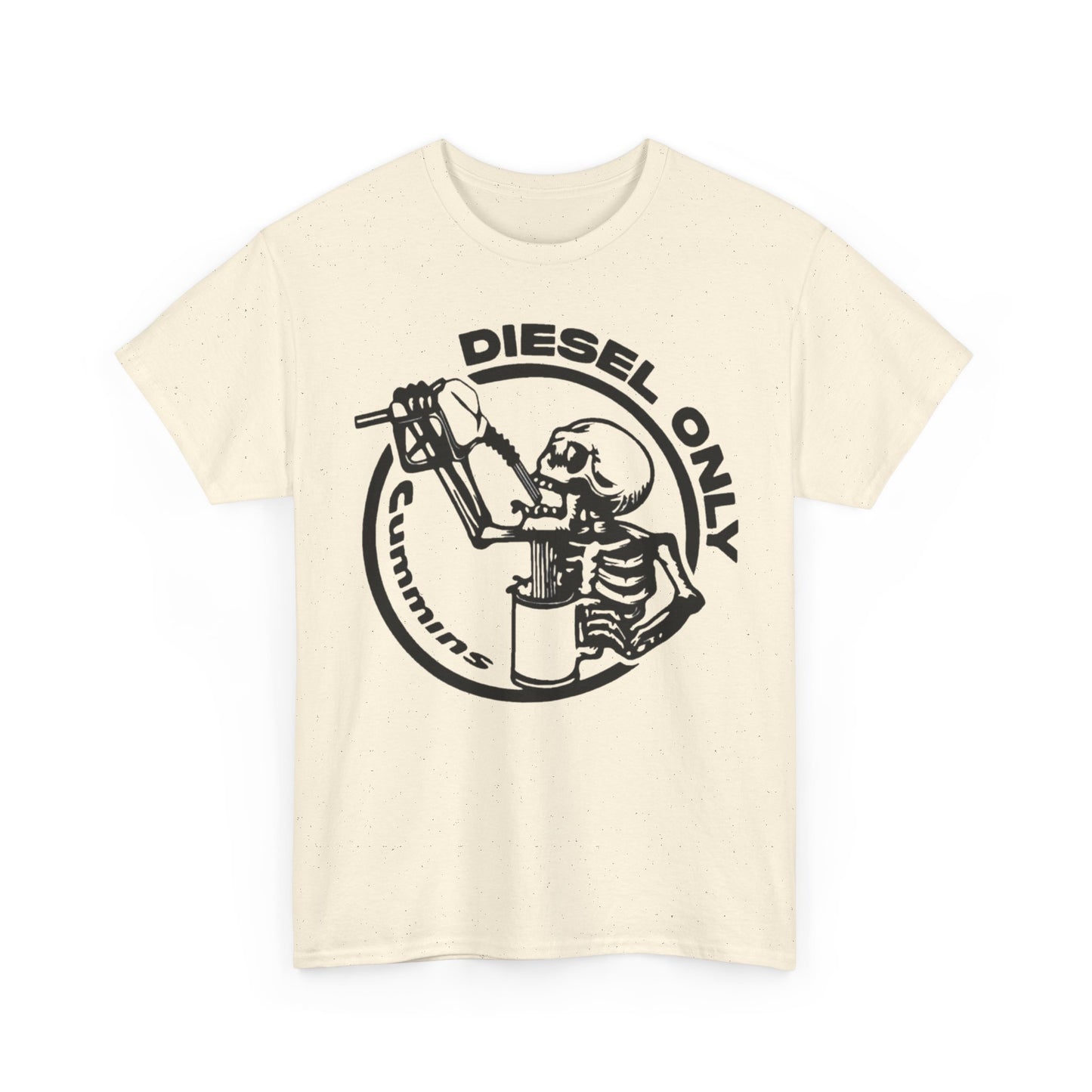 Diesel Only Cummins Graphic T Shirt Unisex Heavy Cotton Tee NEW