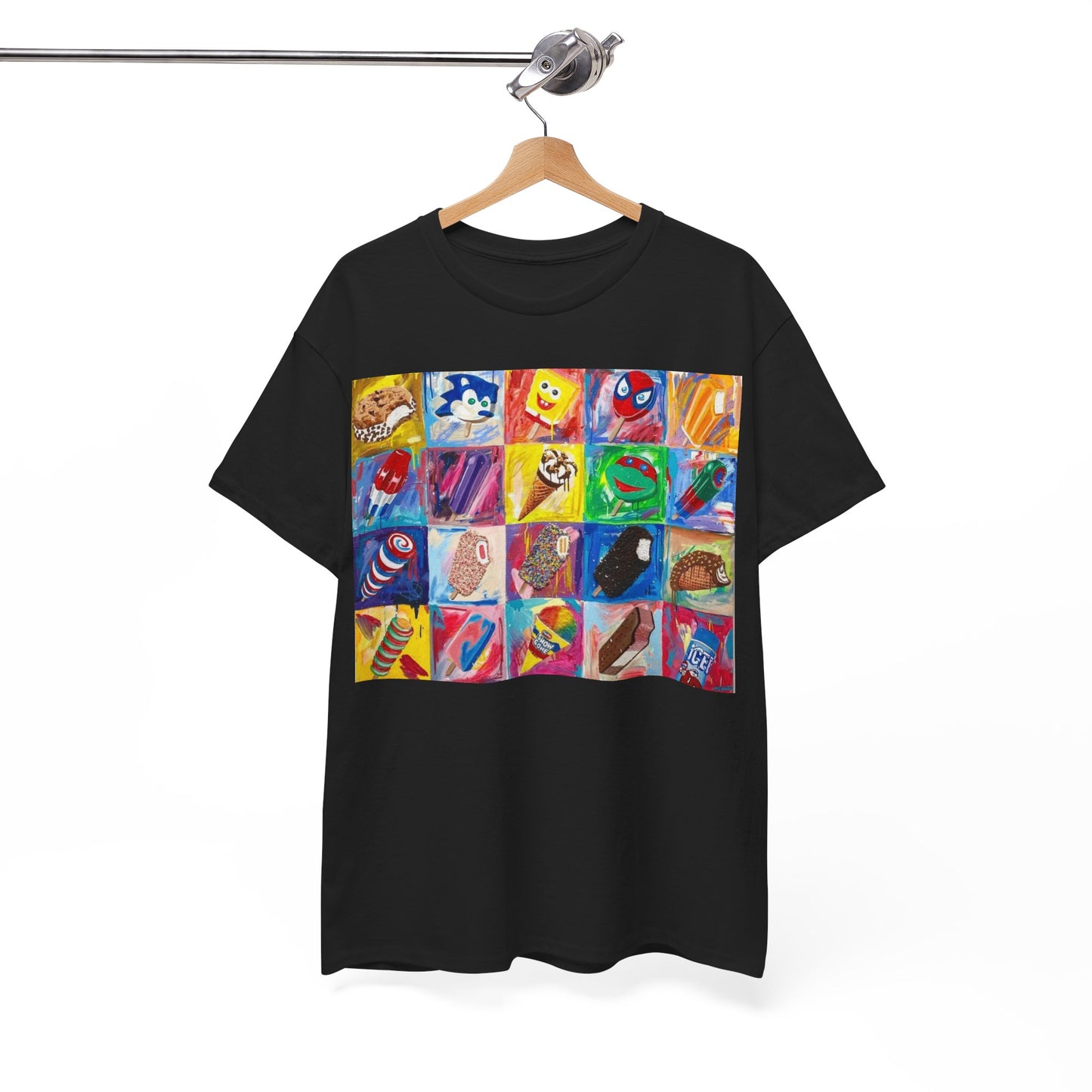 Ice Cream Menu Graphic T Shirt