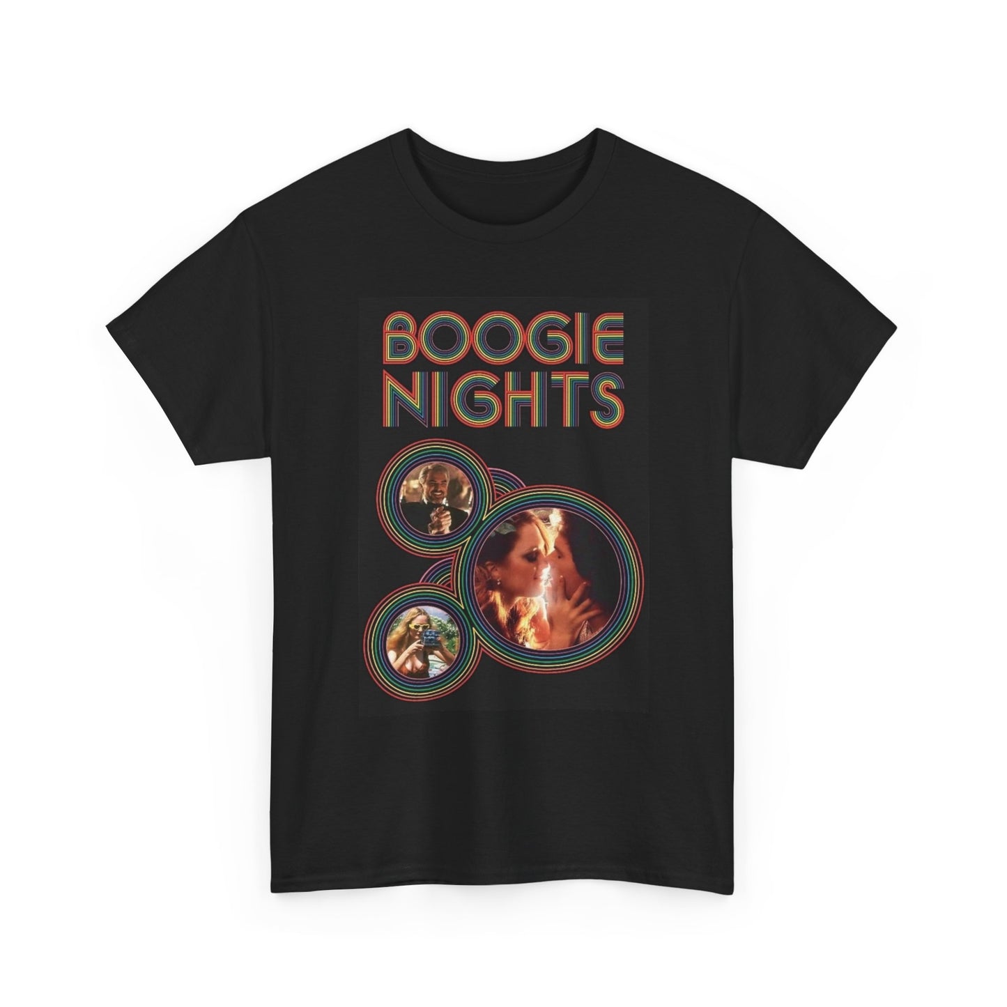 Boogie Nights Shirt Vintage Movie Poster Graphic Retro 90s Unisex Heavy Cotton