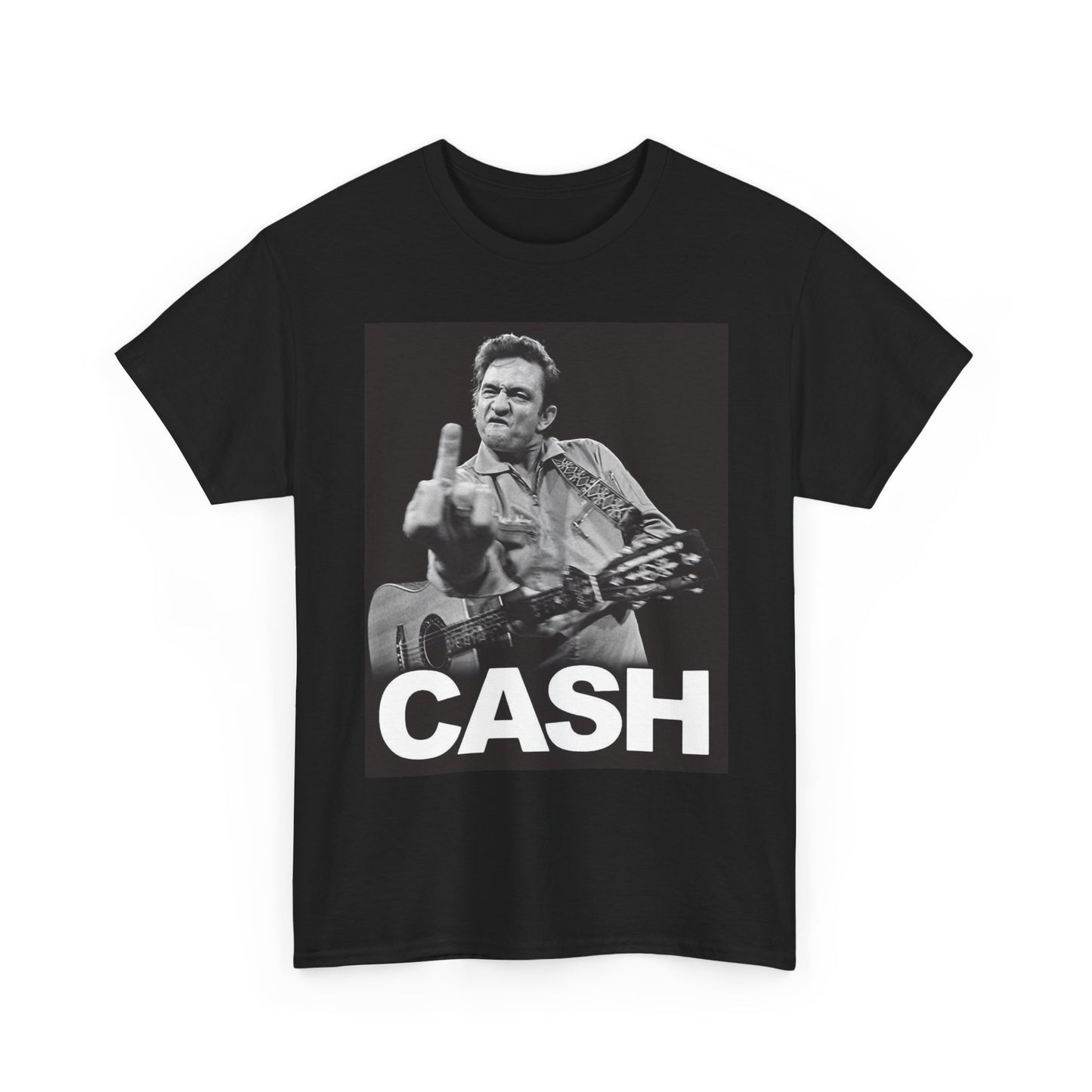 Johnny Cash Graphic T Shirt Vintage Country Poster Unisex Heavy Cotton Tee