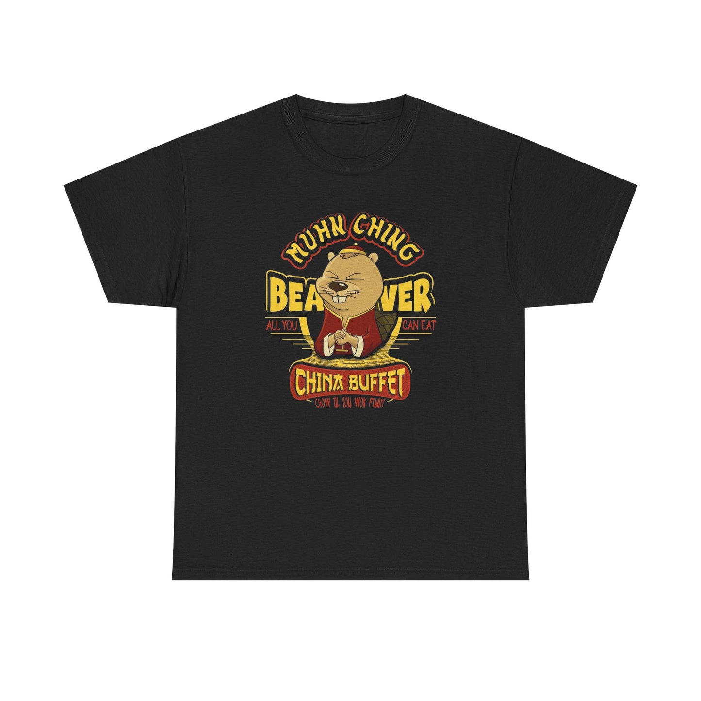 All You Can Eat Beaver Funny Sex Jokes Graphic T Shirt Unisex Heavy Cotton Tee