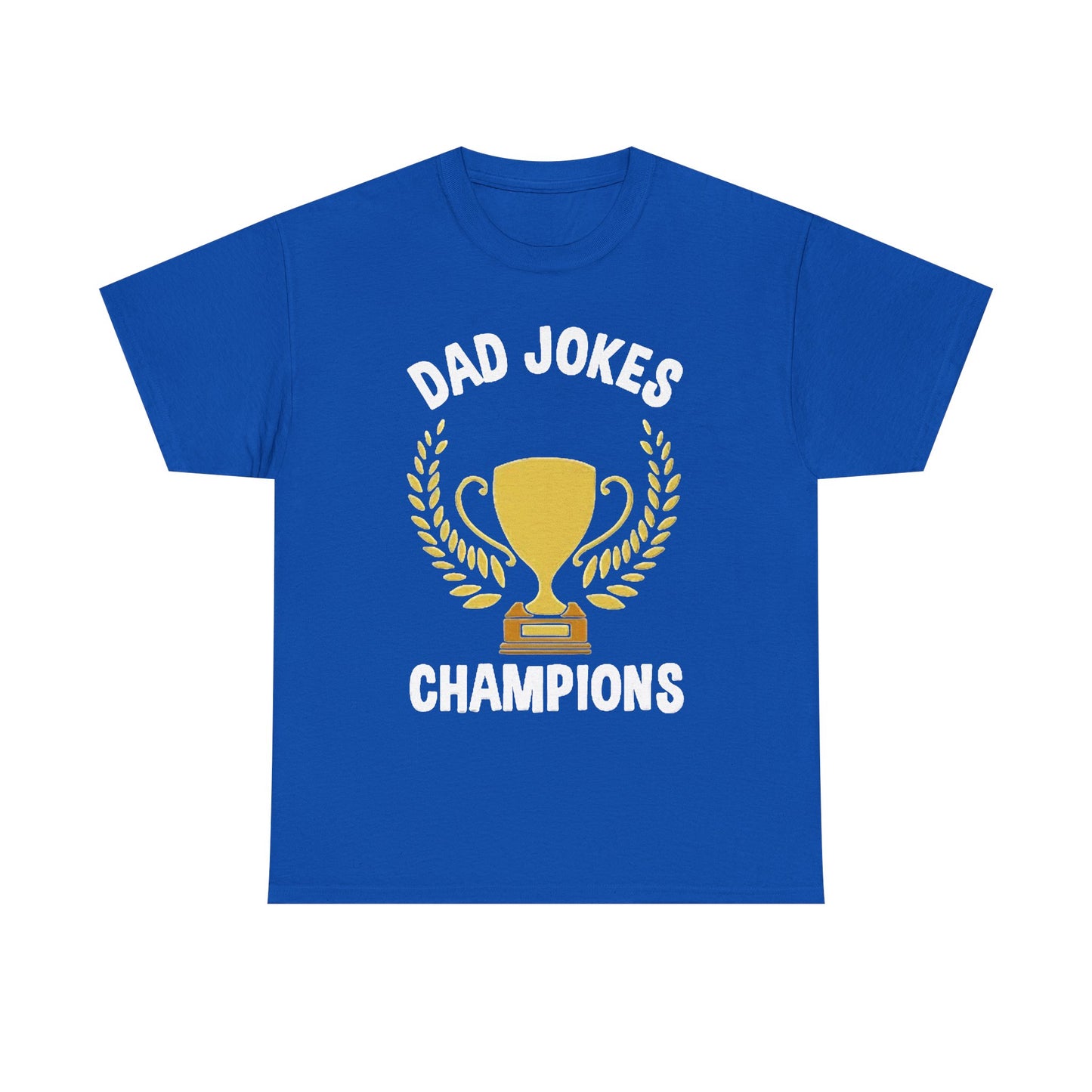 Dad Jokes Champion T SHIRT Retro Funny Jokes GIFT Unisex Heavy Cotton Tee