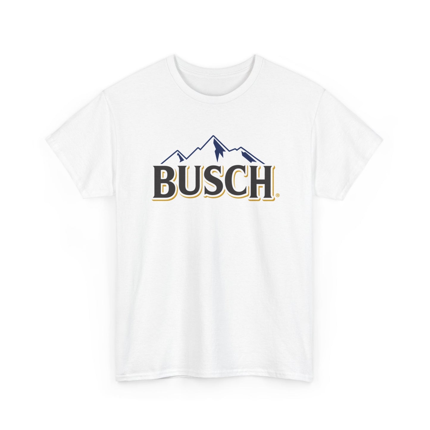 Busch Beer Graphic T Shirt Vintage Unisex Heavy Cotton Tee