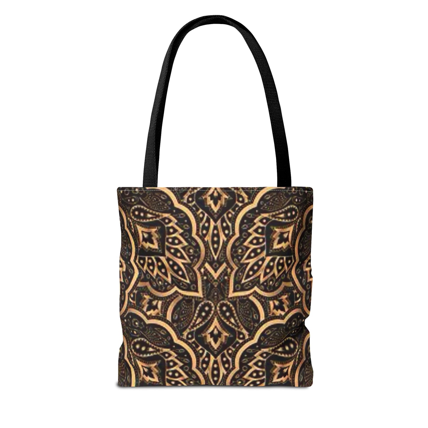 Gold And Black Graphic Multi Color BRAND NEW MODERN Tote Bag (AOP)