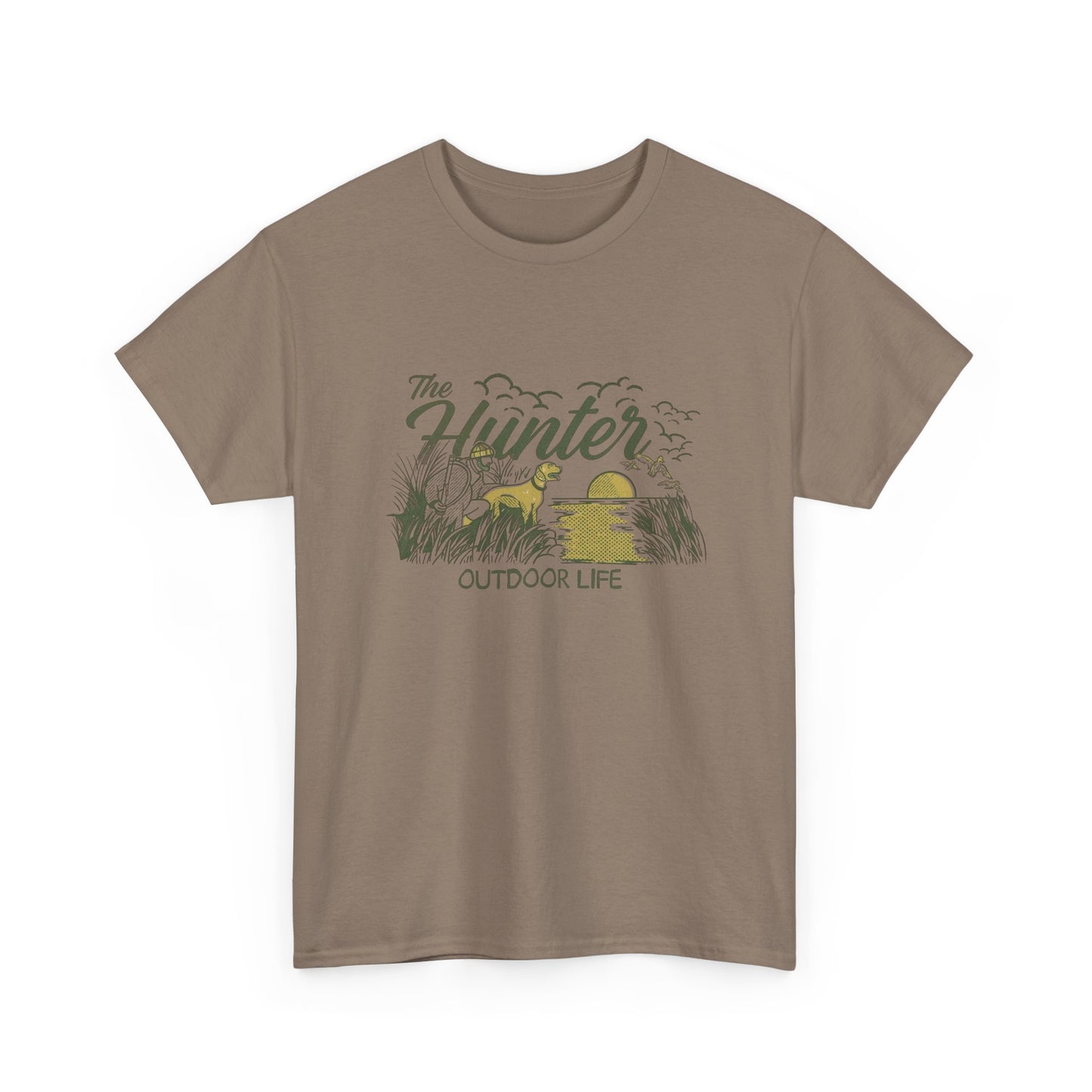 The Hunter Outdoor Club Graphic T Shirt Unisex Heavy Cotton Tee