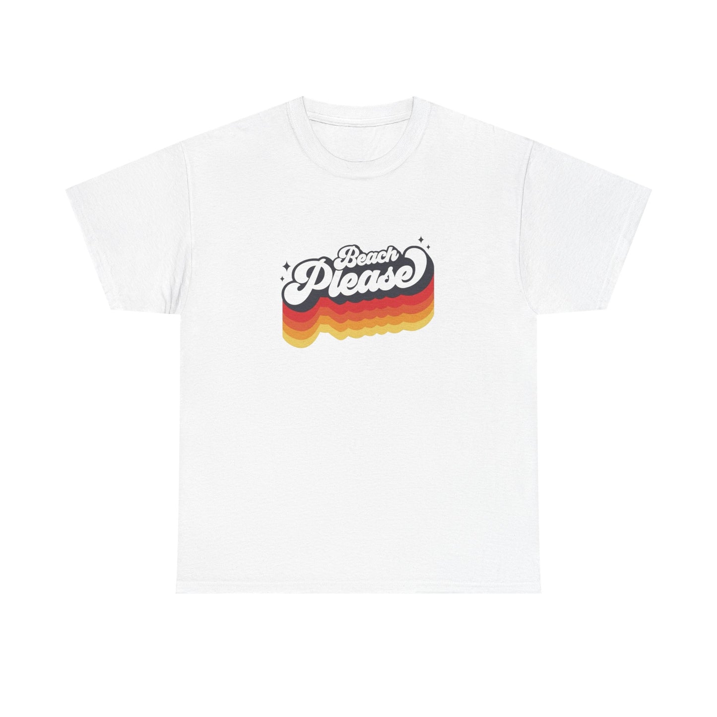 Beach Please Graphic T Shirt Unisex Adults NEW