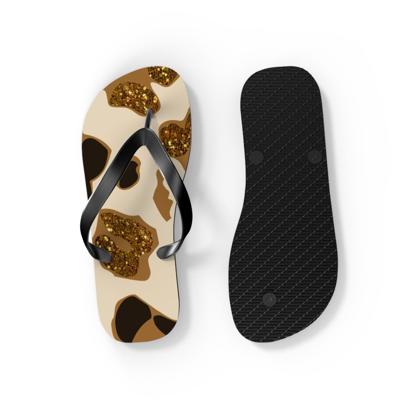 Glitter Bomb Beach Sandals, Slides for Summer, Flip Flops, Water Resistant