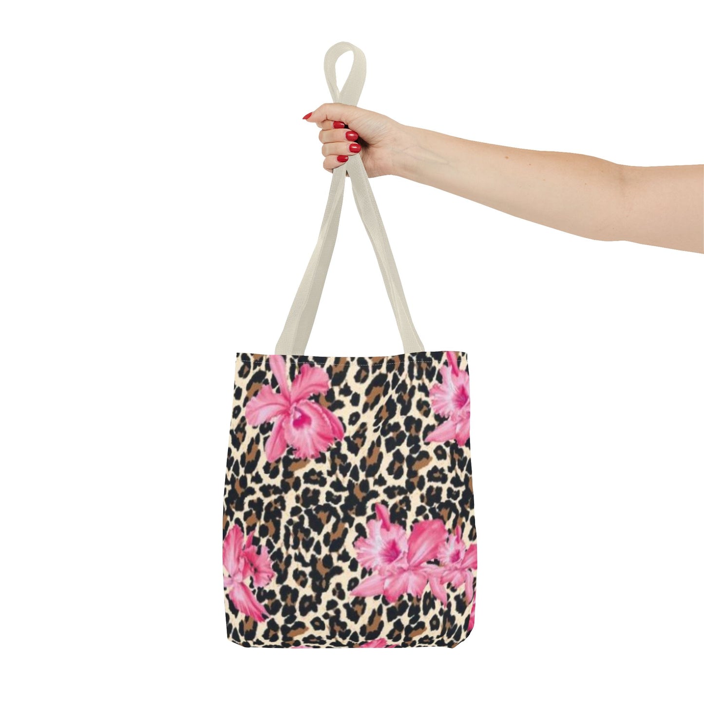 Cheetah And Flowers Hawaiian Multi Color Modern Hand Bag Purse Tote Bag (AOP)
