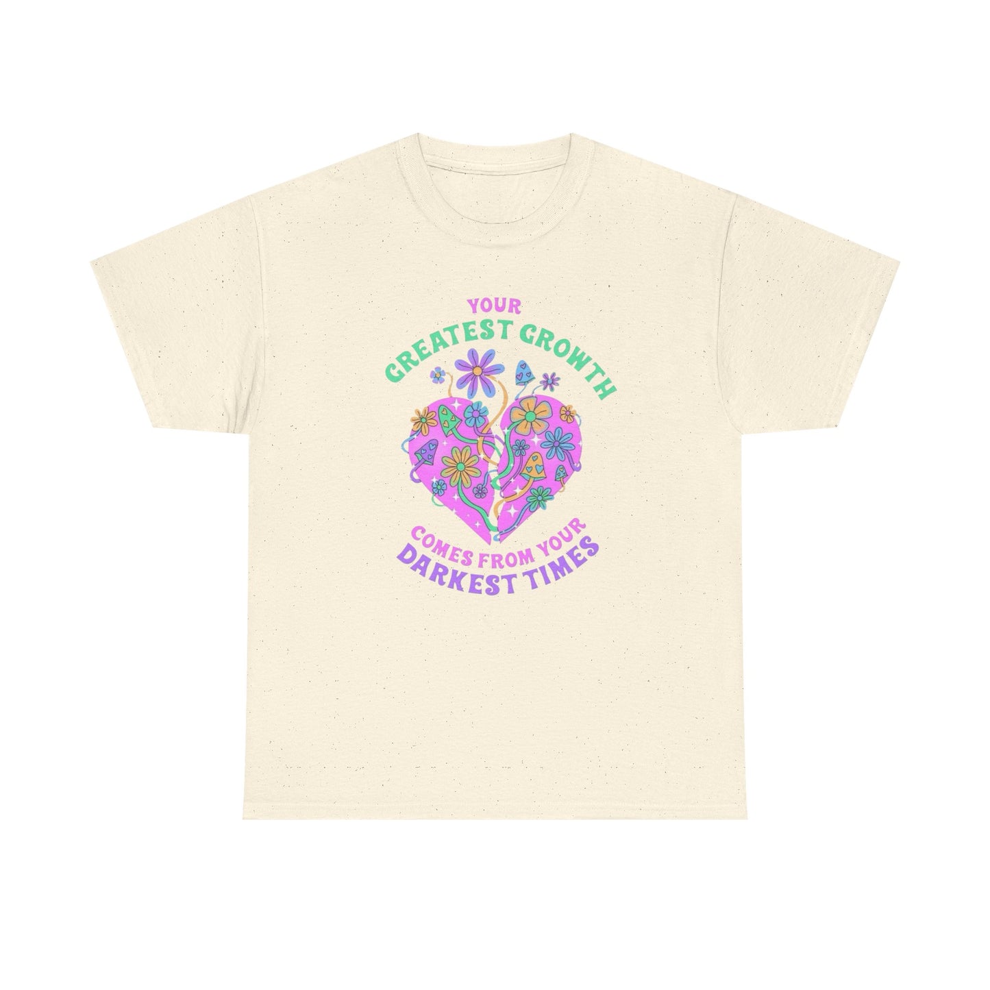 Your Greatest Growth Graphic T-Shirt Unisex Heavy Cotton Tee Gift