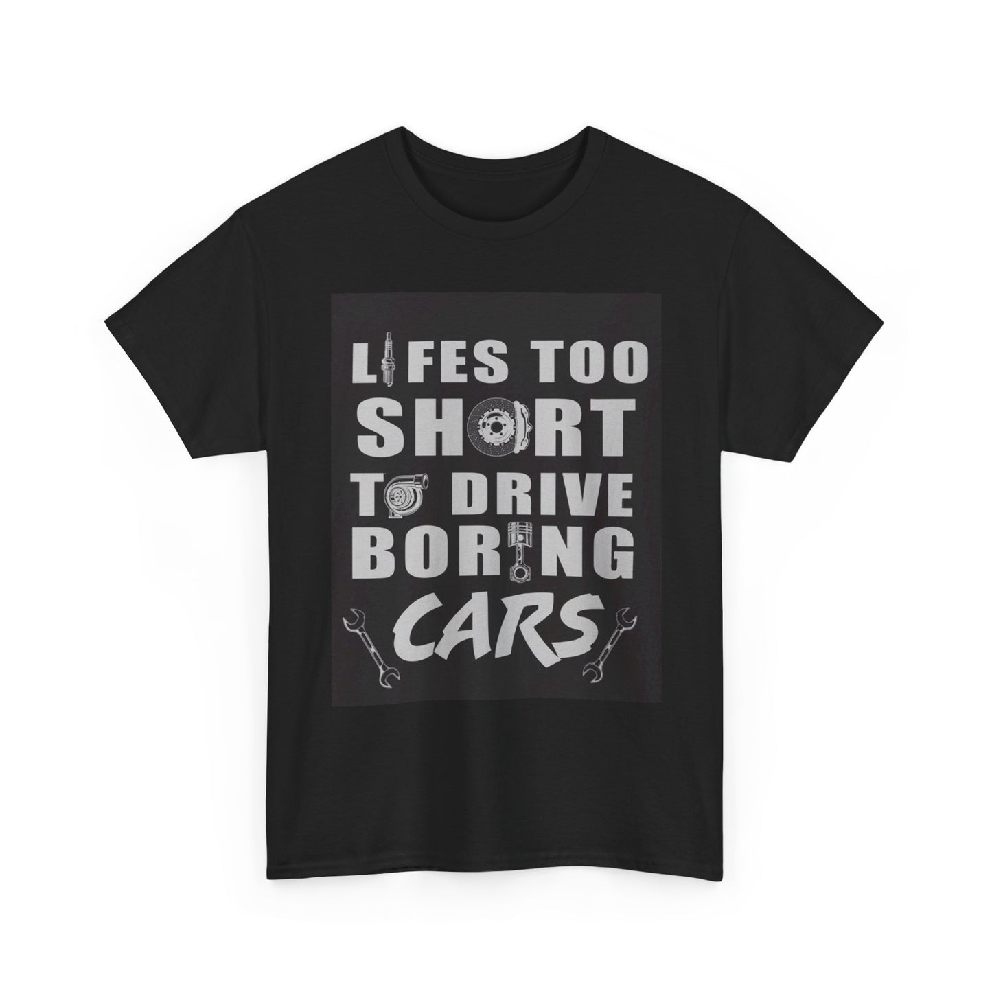 Life Is To Short For Boring Cars Graphic T Shirt NEW Cotton Tee Gift