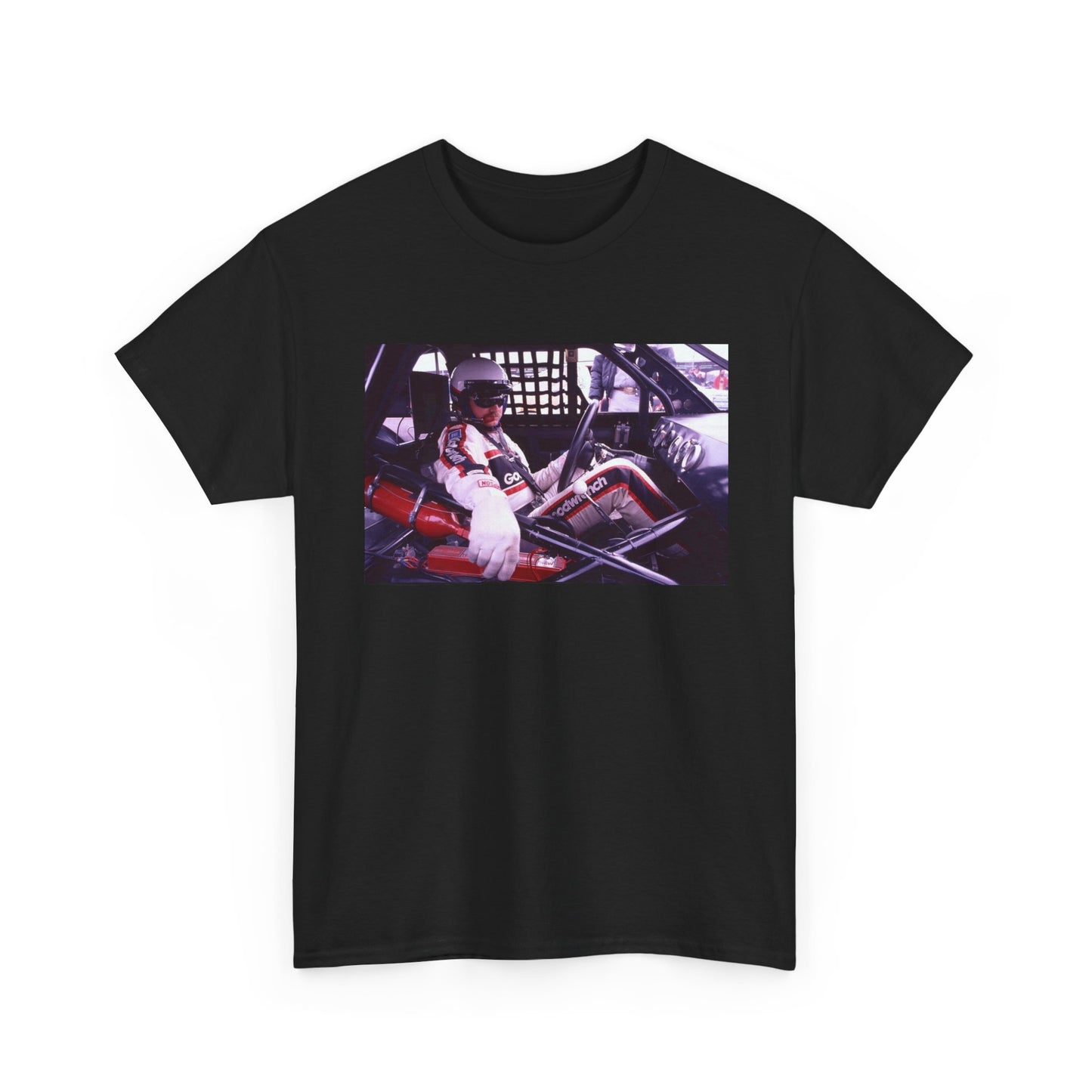 Dale Earnhardt Vintage Nascar Racing Graphic Retro Unisex Heavy Cotton Tee