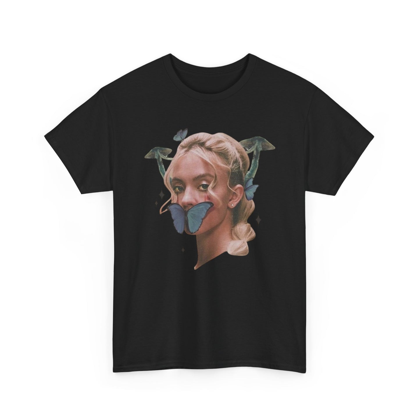 Sydney Sweeney Vintage Graphic T-Shirt Comfy Cotton Tee Brand NEW