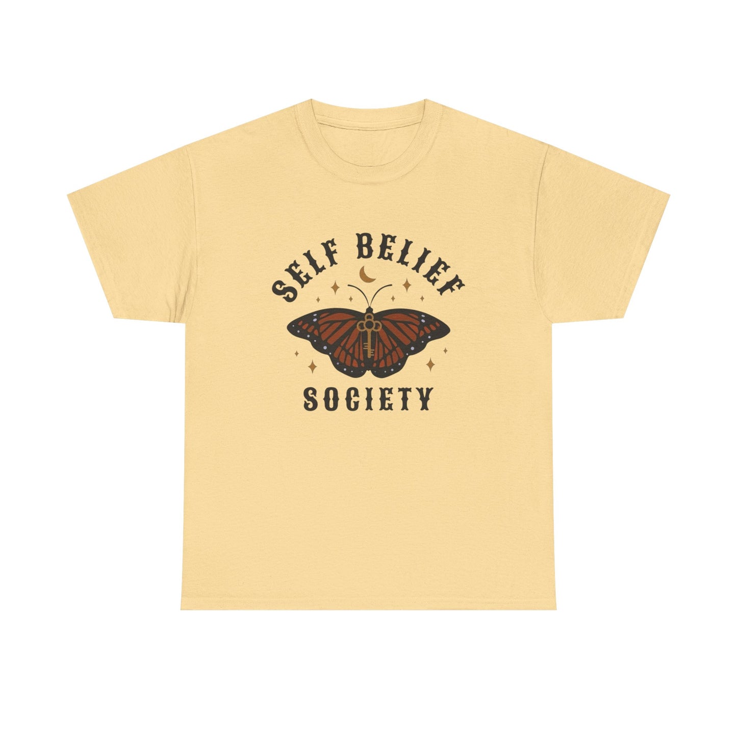 Self Belief Society T Shirt Unisex Heavy Cotton Tee