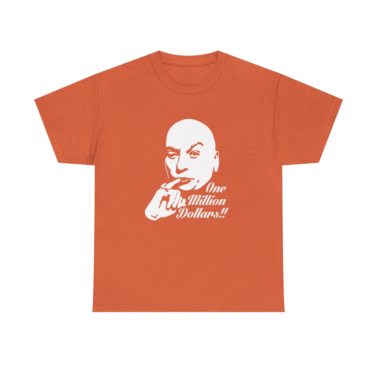 Dr Evil Funny Austin Powers Graphic T Shirt NEW Adult Unisex Heavy Cotton Tee