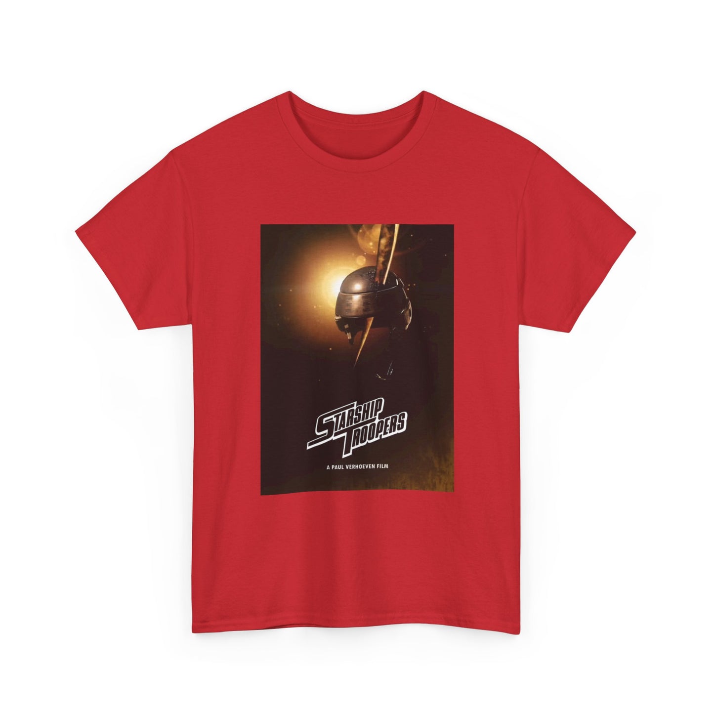 StarShip Troopers Tshirt Retro Action Movie Vintage Unisex Heavy Cotton Tee