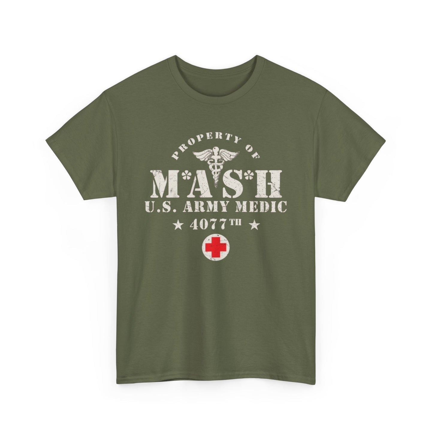 Mash Military Tshirt Vintage Tv Series Medical Retro Unisex Heavy Cotton Tee gg