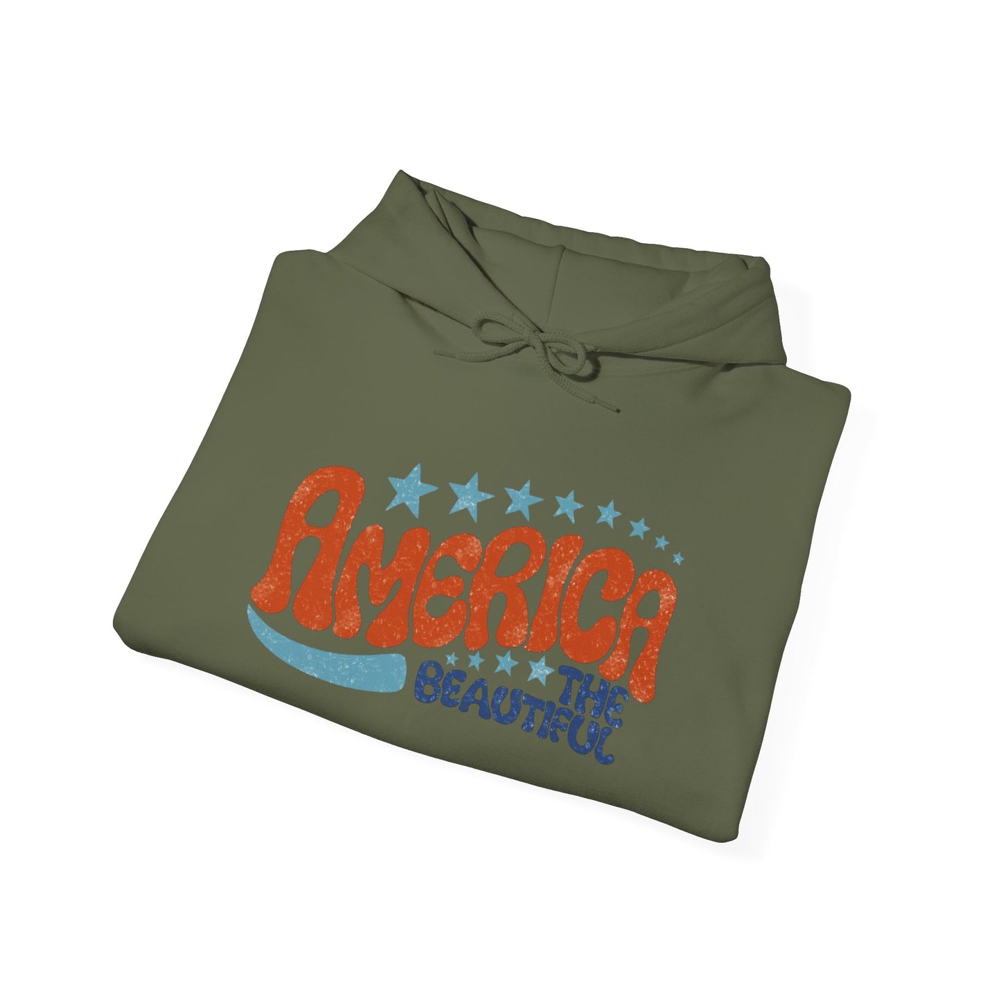America The Beautiful Graphic Hoodie Heavy Blend™ NEW Sweatshirt