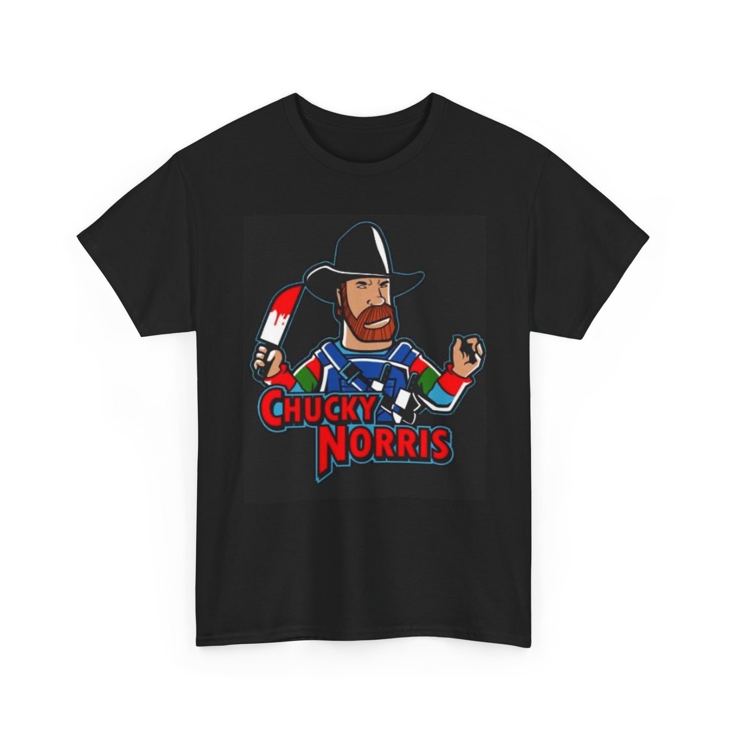 Chucky Norris Funny Shirt Apparel BRAND NEW Unisex Heavy Cotton Tee