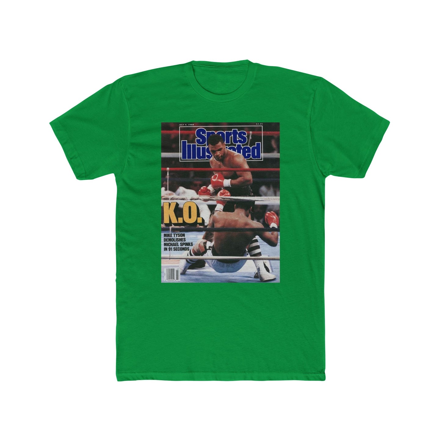 Mike Tyson Tshirt vintage New York  Men's Cotton Crew Tee boxing mma wrestling