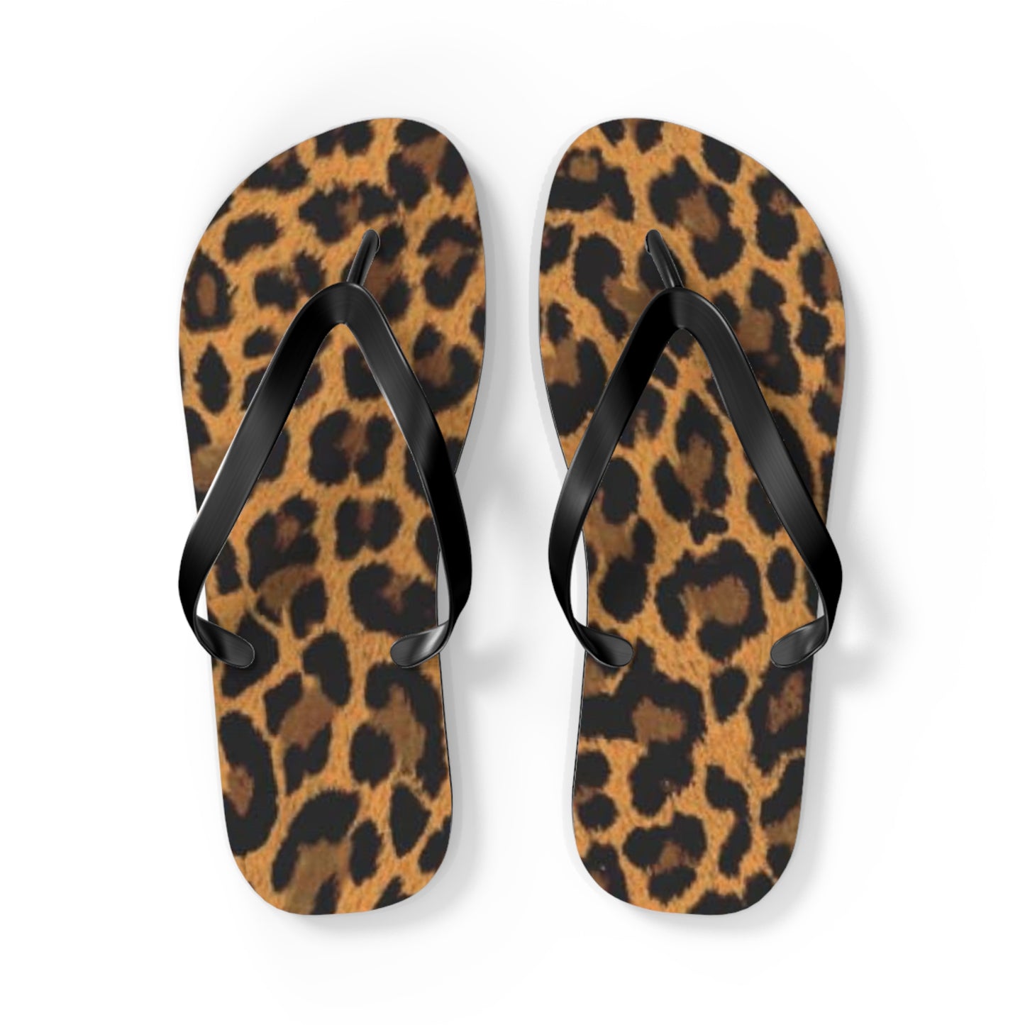 Cheetah Print Beach Sandals, Slides for Summer, Flip Flops, Water Resistant