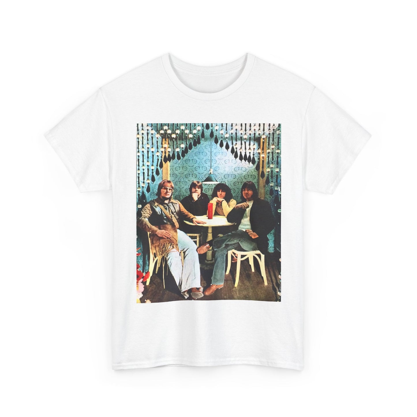 The guess who T-shirt vintage classic rock nostalgia Unisex Heavy Cotton Tee