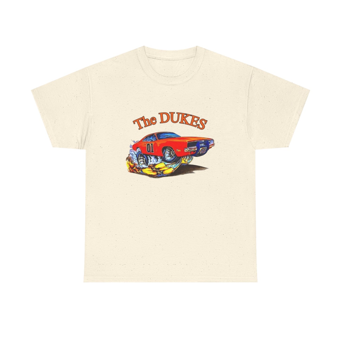 The Dukes Charger Hazzard County Vintage Graphic T Shirt Unisex Heavy Cotton Tee