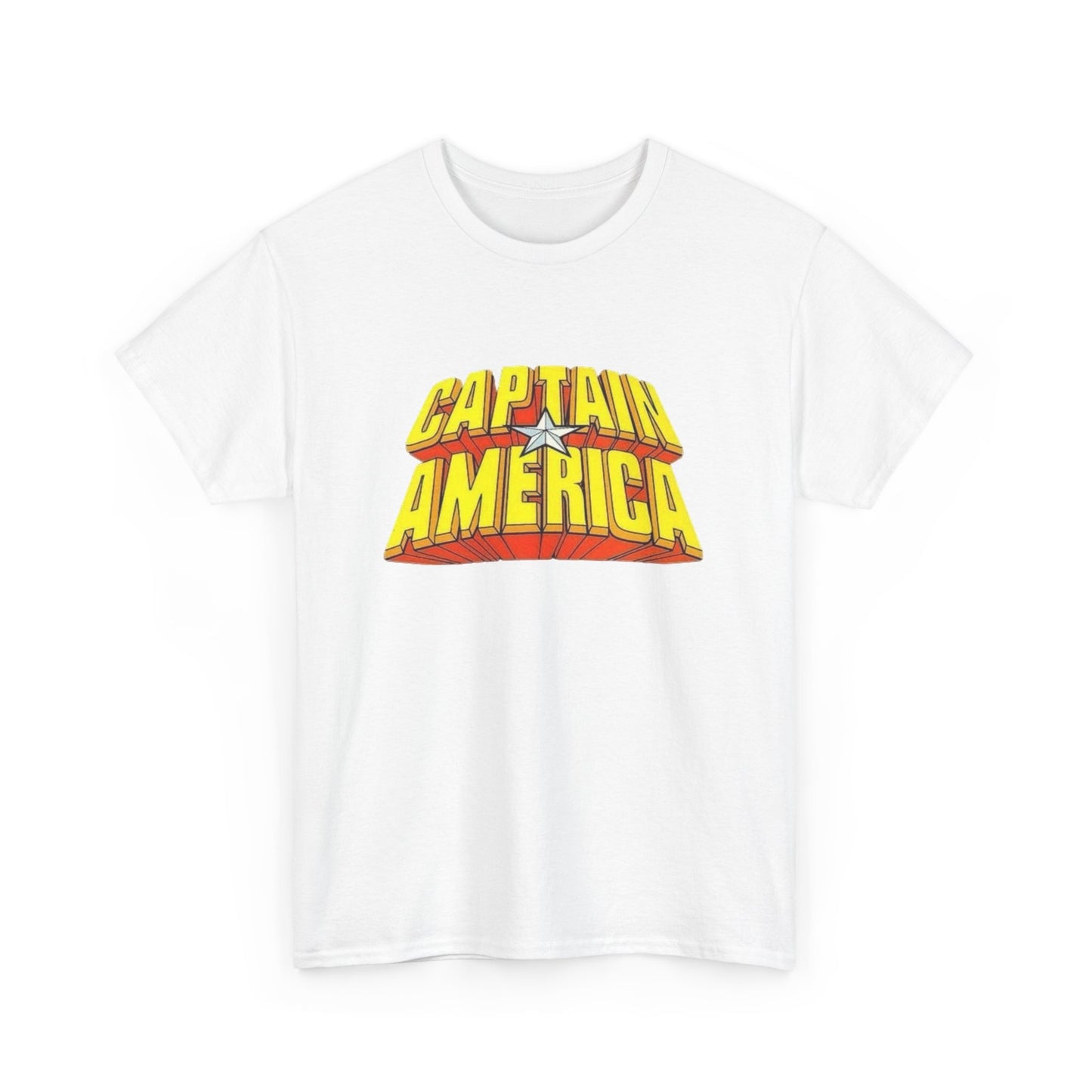 Captain America Graphic T Shirt NEW Unisex Heavy Cotton Tee