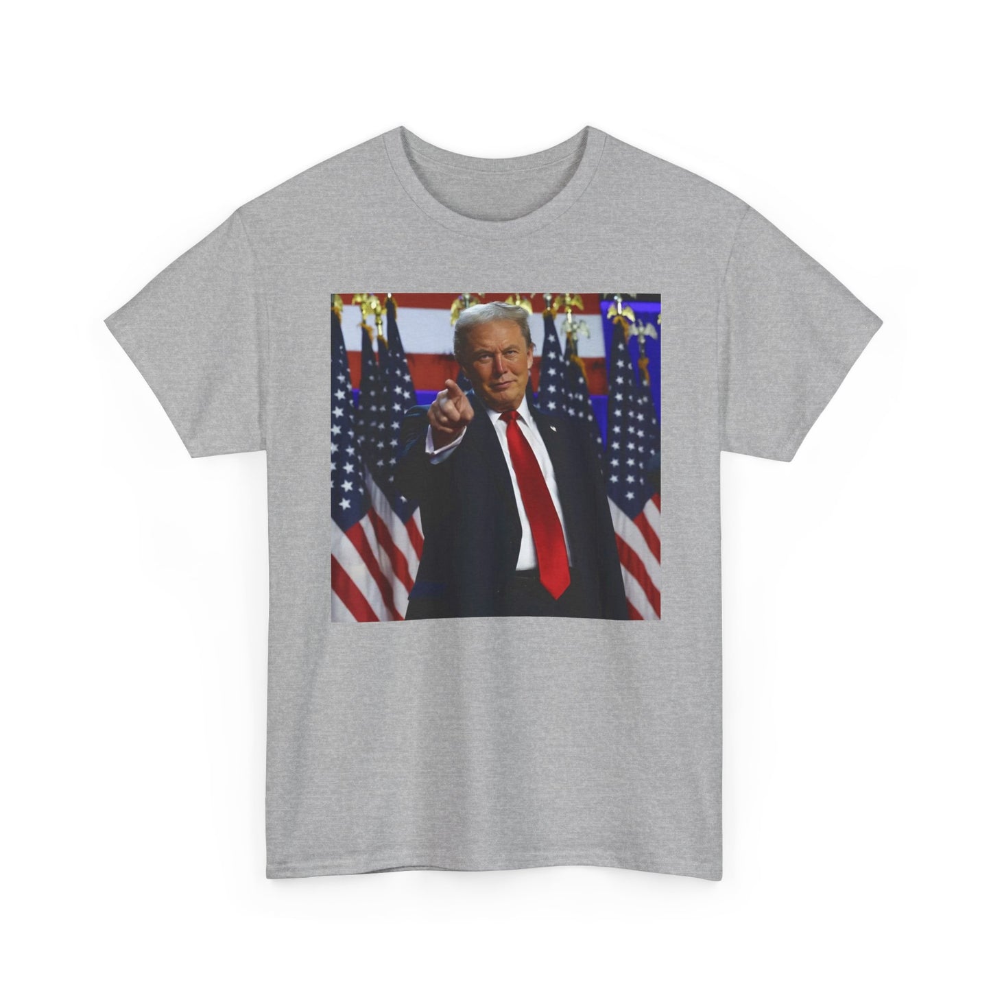 Trump Elon Funny Graphic T Shirt Jokes President Unisex Heavy Cotton Tee