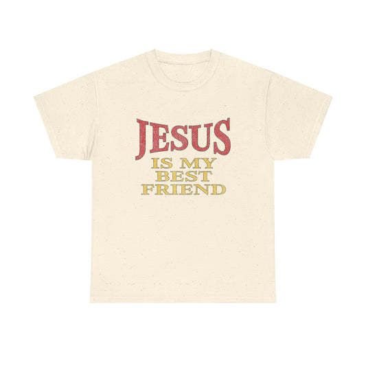Jesus Is My Best Friend Graphic T Shirt ADULT NEW