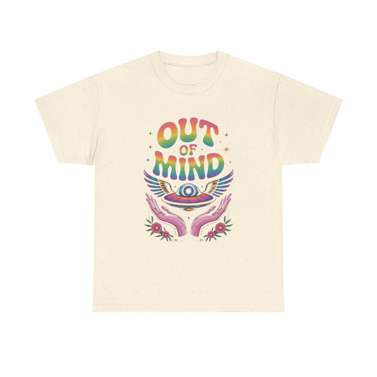 Out Of Mind Groovy Graphic T Shirt Unisex Heavy Cotton Tee