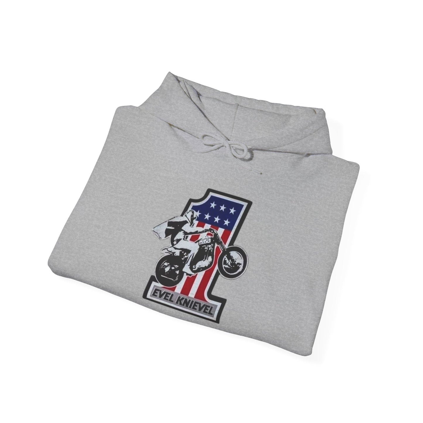 Evel Knievel Stunts Graphic Hoodie Unisex Heavy Blend™ Hooded Sweatshirt