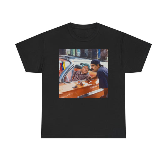 Trump Big Worm Funny Friday Graphic T Shirt Men's Heavy Cotton Tee