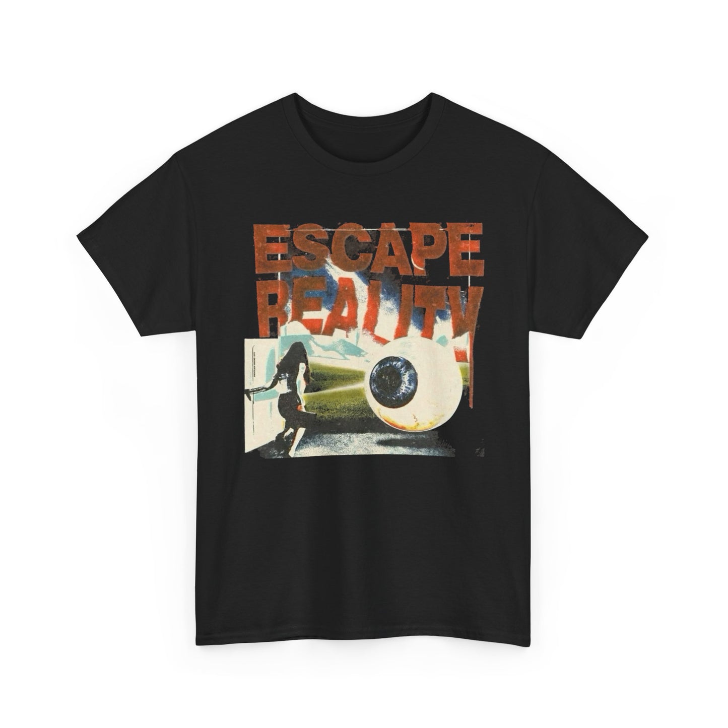 Escape Reality Graphic T-Shirt Unisex Heavy Cotton Tee Gift