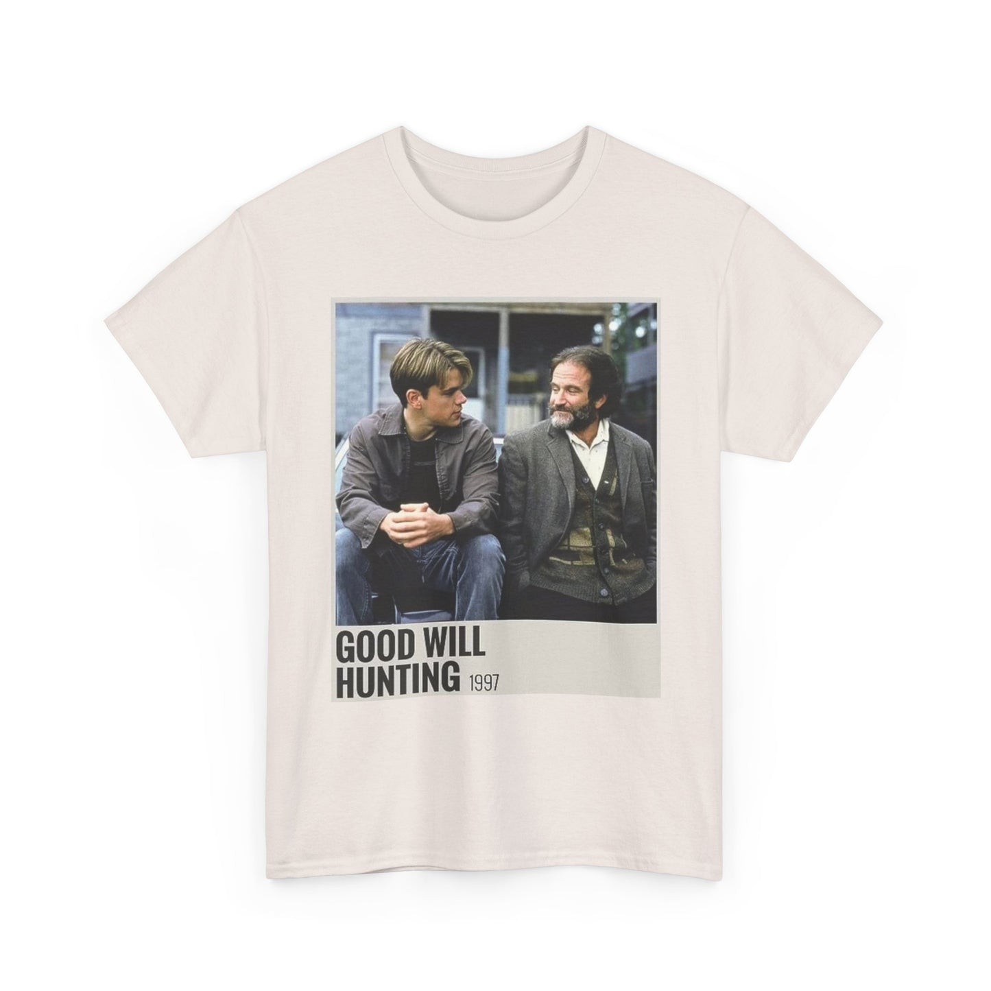 Goodwill Hunting Tshirt Vintage Movie Poster Robin Williams Unisex Heavy Cotton