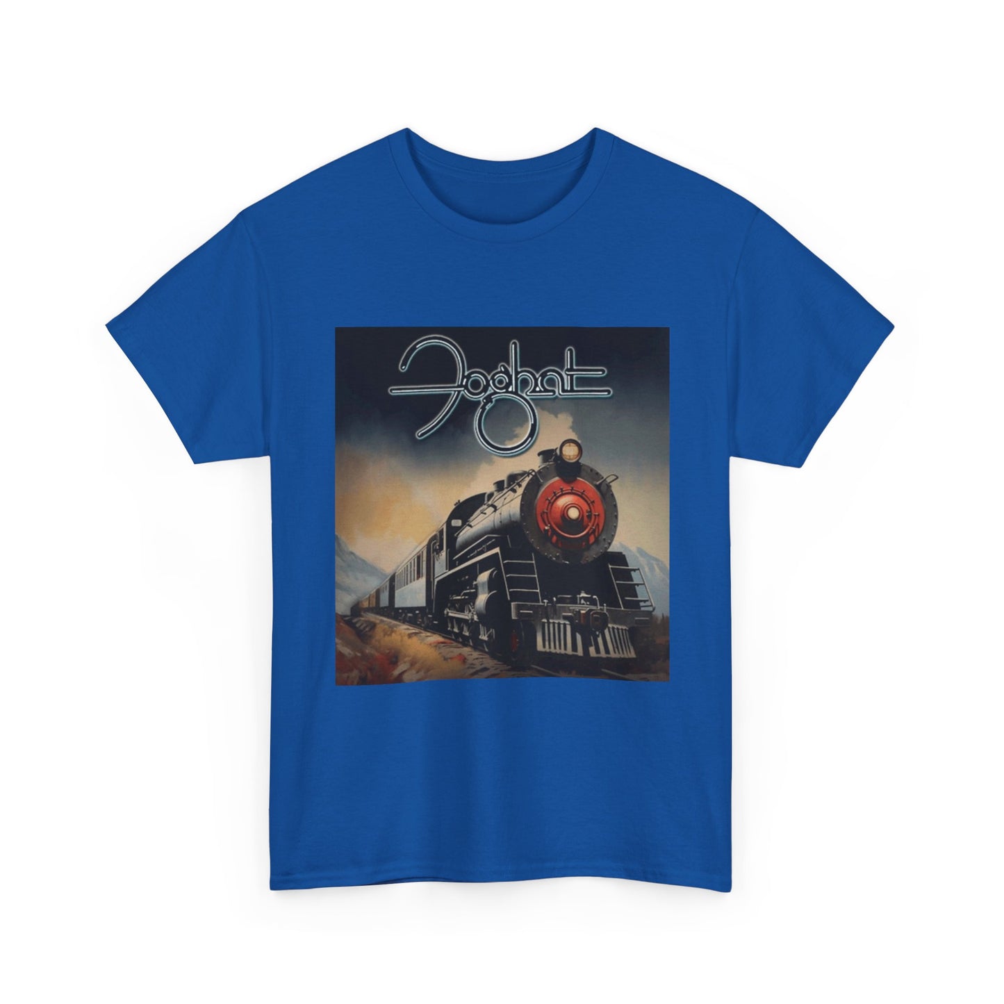 FogHat Tshirt Vintage Rock Poster Retro 70s Woodstock Unisex Heavy Cotton Tee q