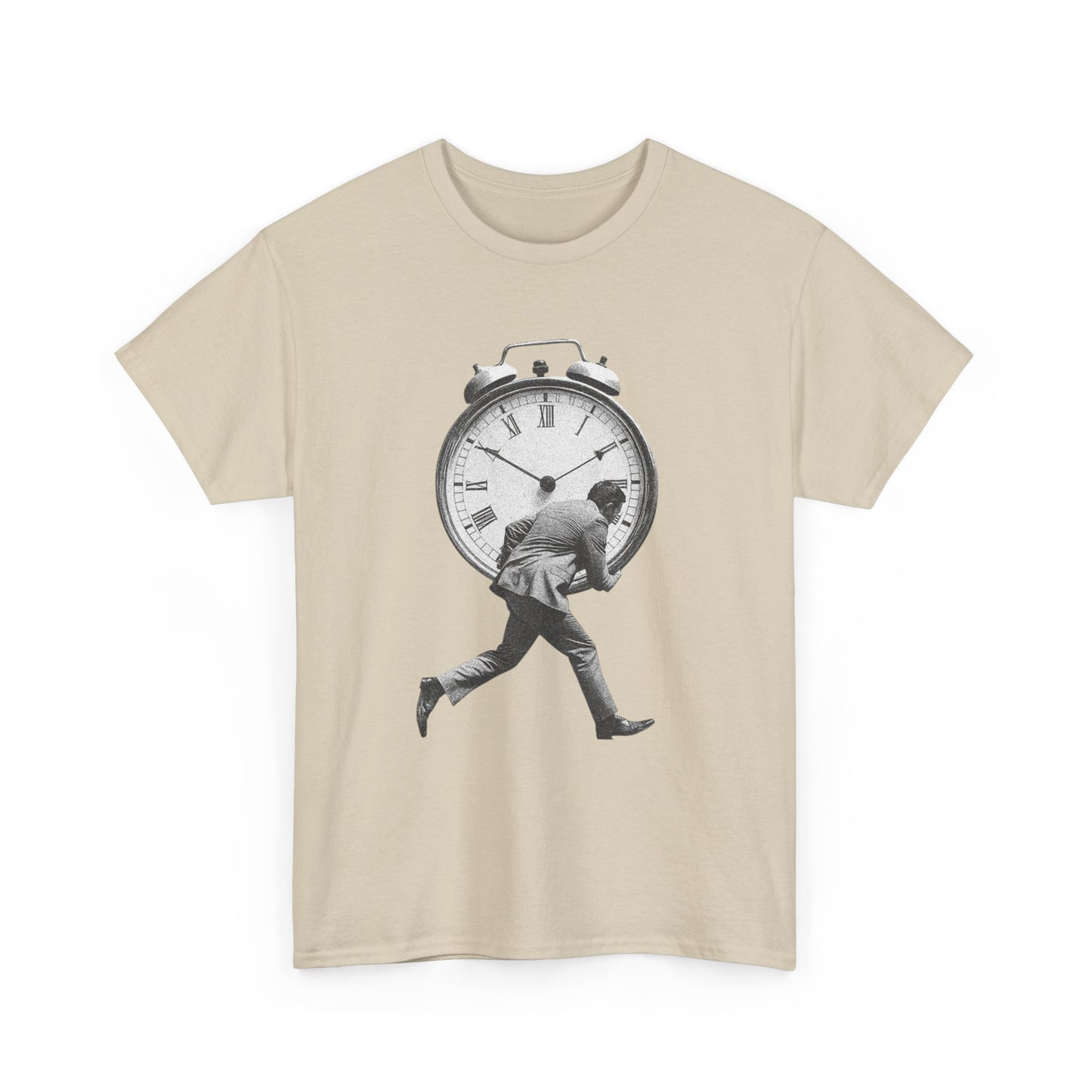 Times Running Out Graphic T Shirt NEW GIFT Unisex Heavy Cotton Tee