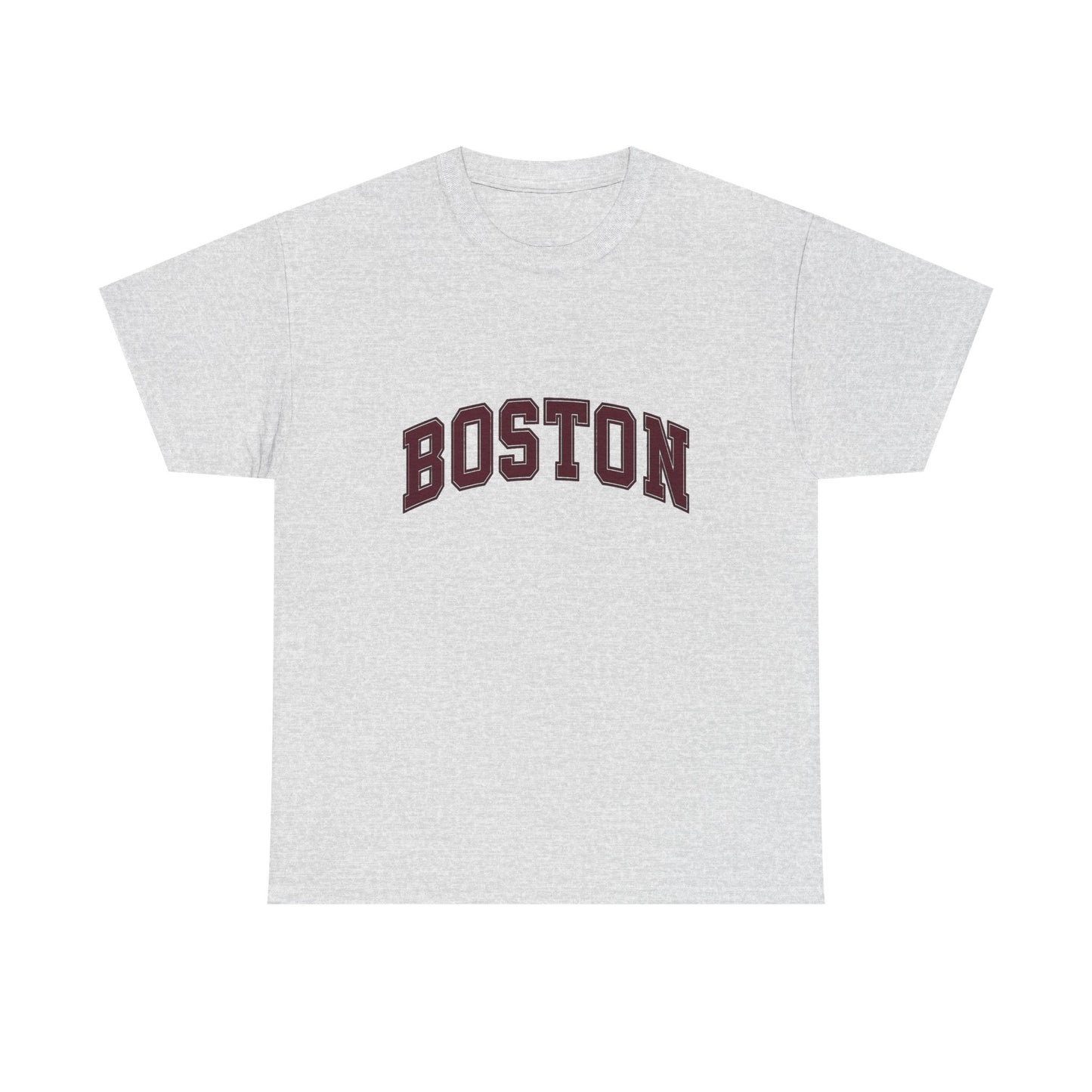 Boston Logo NEW ENGLAND Graphic T Shirt Unisex Heavy Cotton Tee