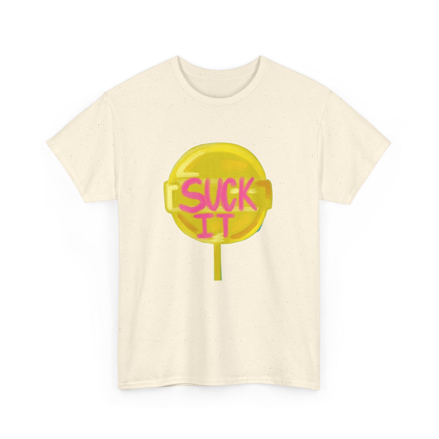 Suck It Funny Graphic T Shirt Unisex Heavy Cotton Tee Gift