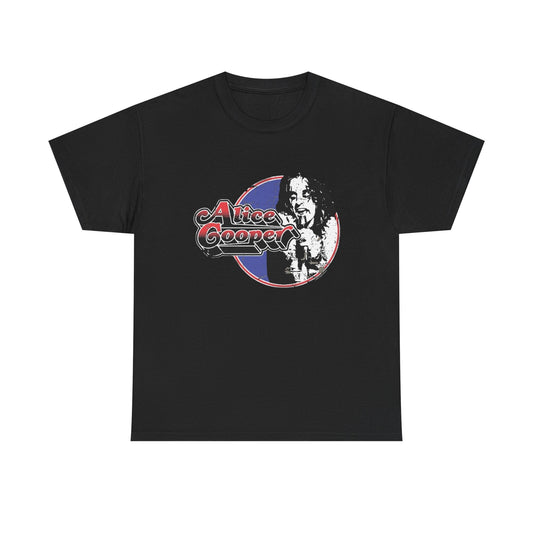 Alice Cooper Vintage Graphic T Shirt Unisex Heavy Cotton Tee