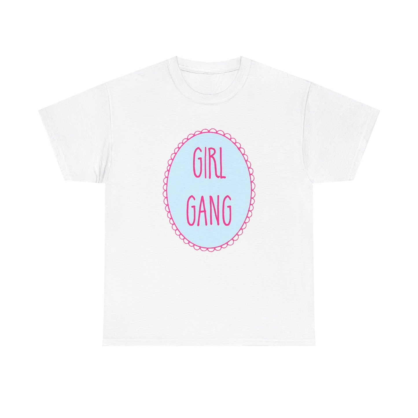 Girl Gang T Shirt Baby Shower Reveal Graphic Unisex Heavy Cotton Tee