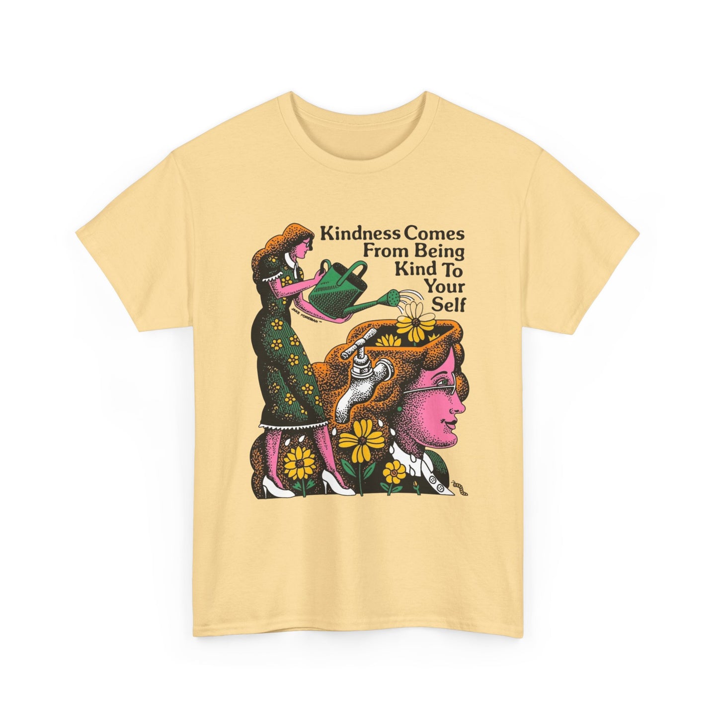 Be Kind To Yourself Graphic T Shirt Unisex Heavy Cotton Tee Gift Vintage