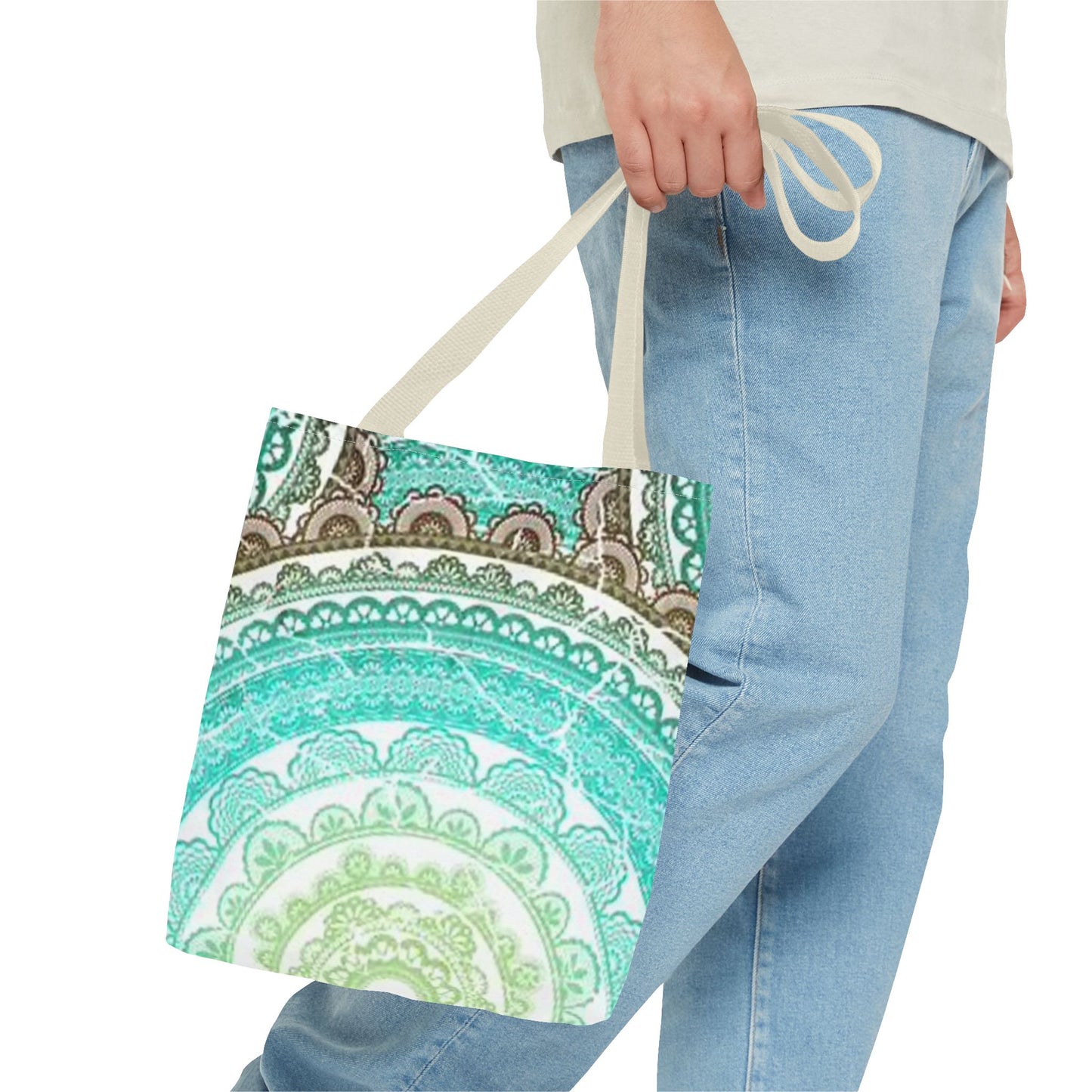 Blue And Green BRAND NEW MODERN Tote Bag (AOP)
