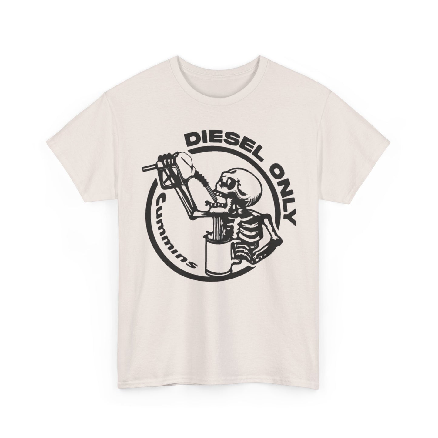 Diesel Only Cummins Graphic T Shirt Unisex Heavy Cotton Tee NEW