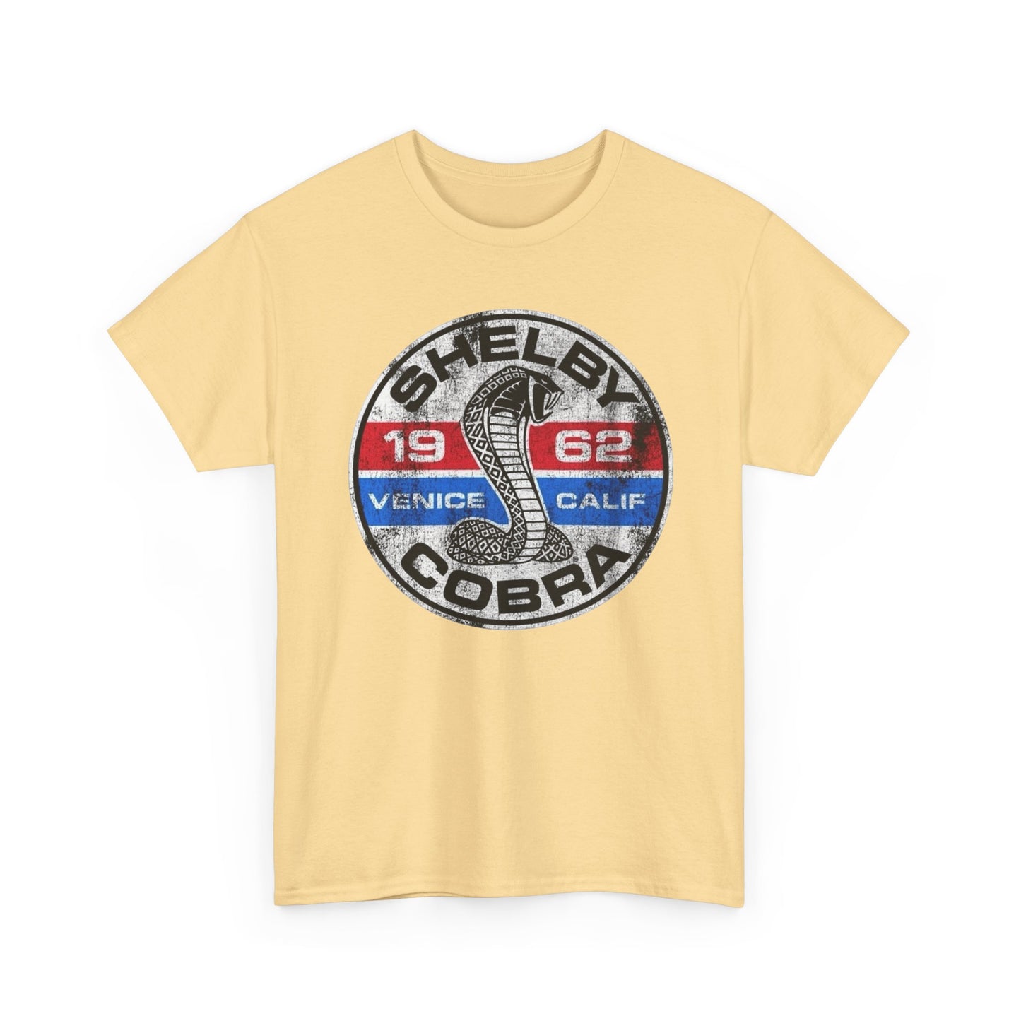 Shelby Cobra Racing Graphic T Shirt Unisex Heavy Cotton Tee